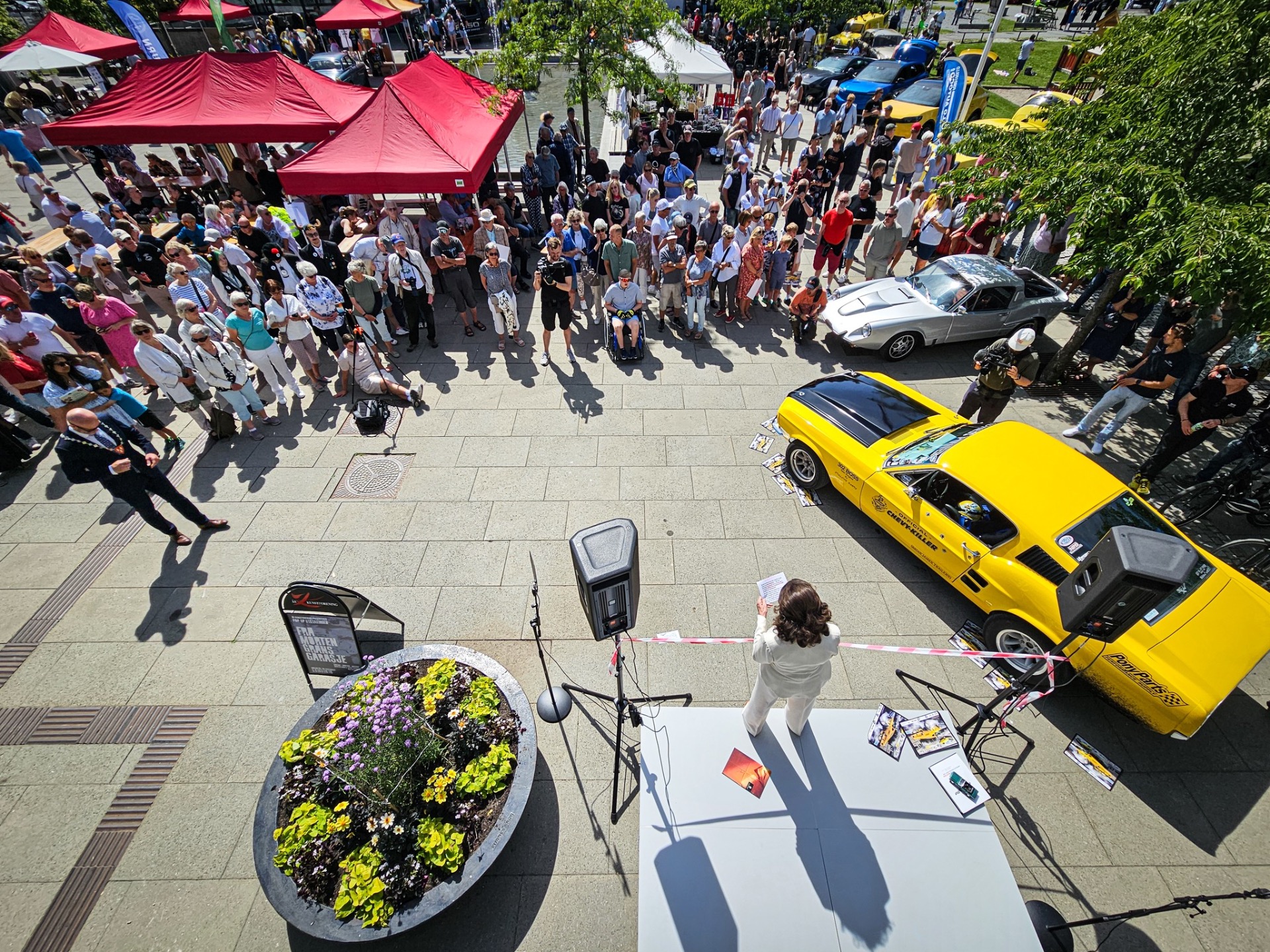 Fra Bilfestivalen i 2025. Åpnet av Åse Kleveland. Foto: Knut Werner Lindeberg Alsén
