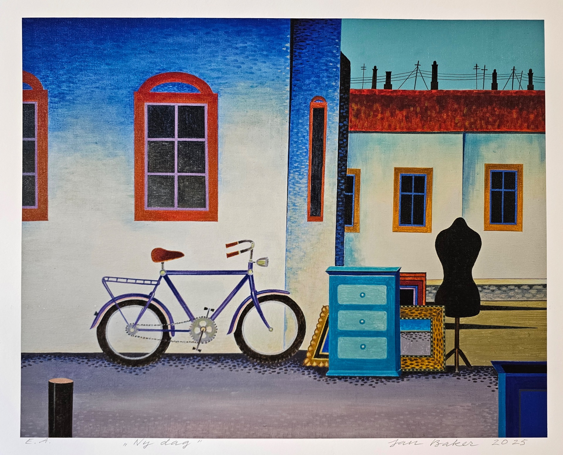 «Ny dag» av Jan Baker (60x40 cm) 