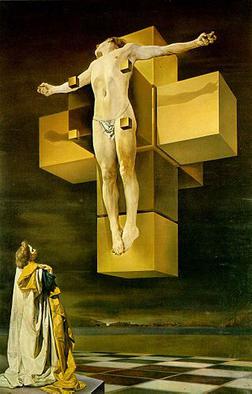 Salvador Dalí. Crucifixion (Corpus Hypercubus). Foto: Wikipedia